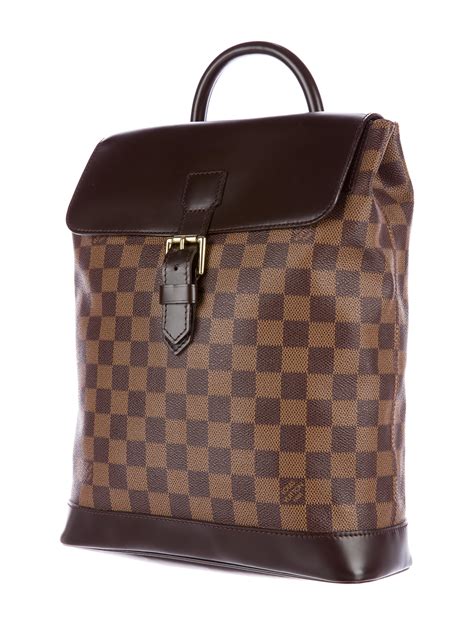 louis vuitton man backpack cheap brown|Louis Vuitton damier soho backpack.